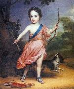 Gerard van Honthorst Willem III op driejarige leeftijd in Romeins kostuum oil